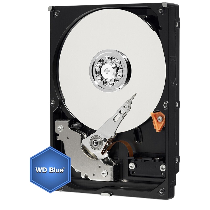 西部数据 蓝盘1TB SATA6Gb/s 7200转64MB 台式机械硬盘WD10EZEX