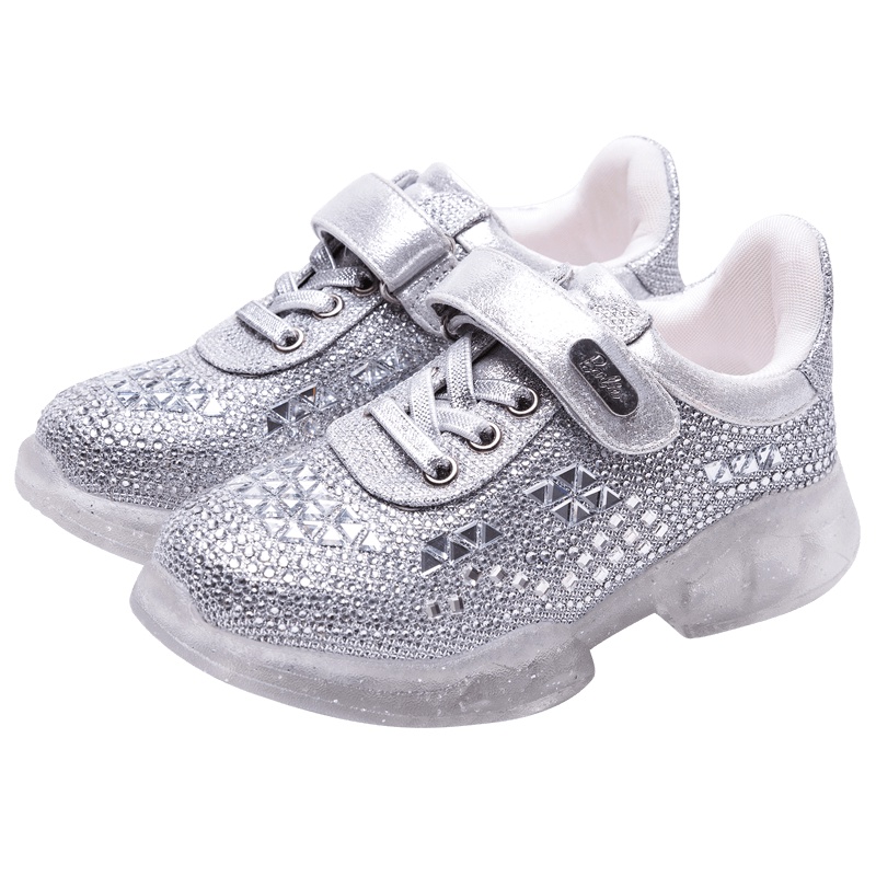 芭比童鞋2019新款时尚潮鞋儿童老爹鞋女中大童运动鞋女童鞋子秋季