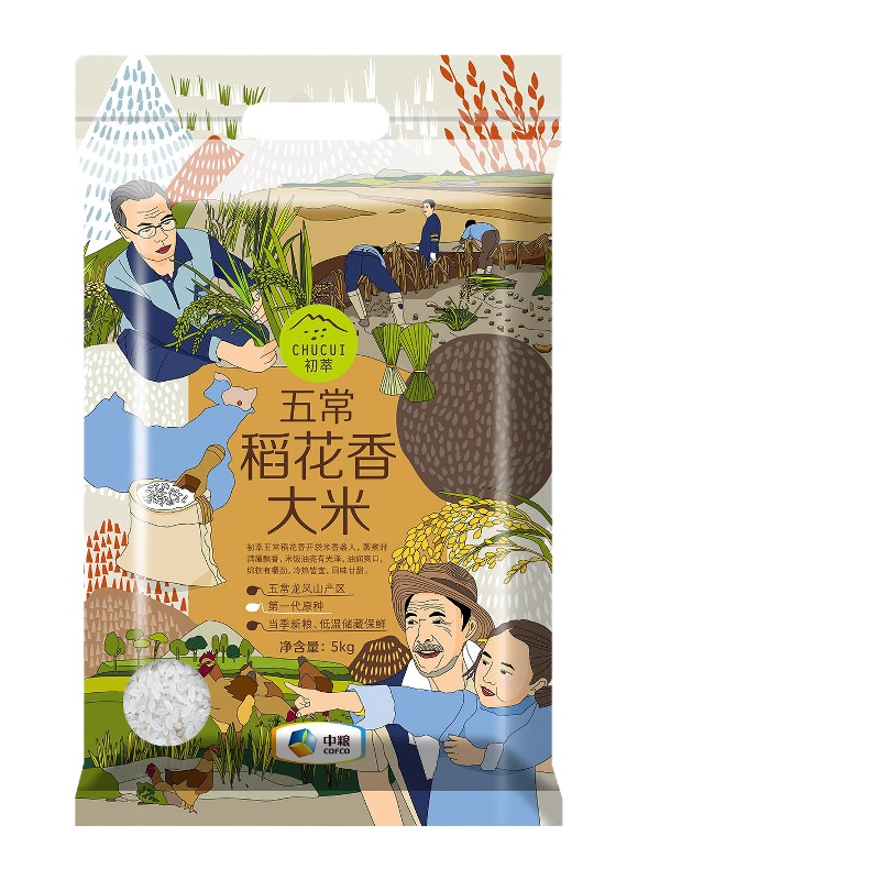 初萃五常龙凤山稻花香5KG