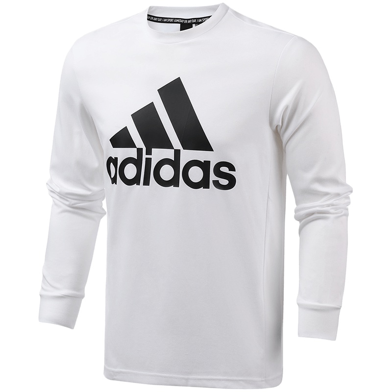 【自营】阿迪达斯男服长袖T恤宽松套头卫衣运动休闲服装EK4546