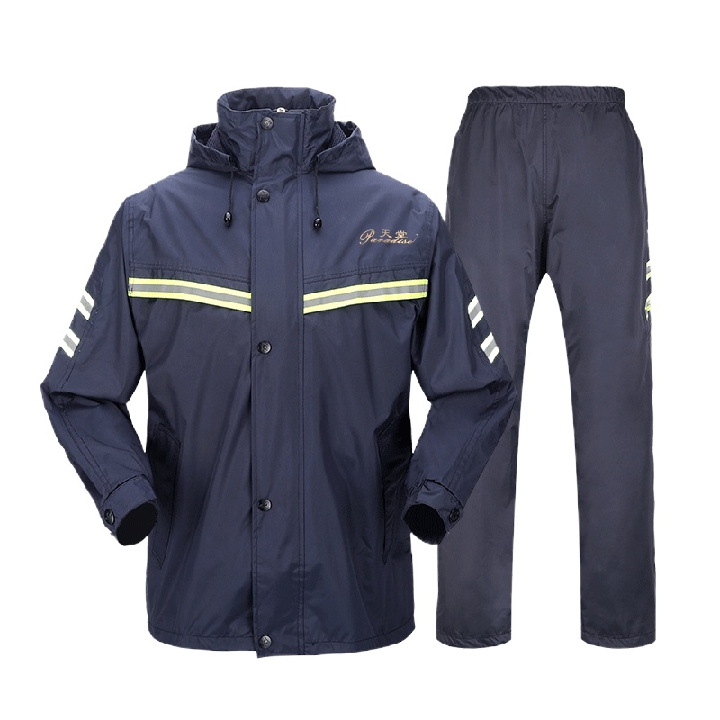 天堂伞 雨衣雨裤套装透气网加厚双层分体成人户外摩托车雨衣
