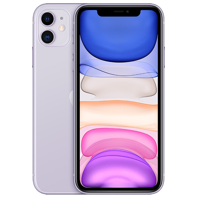 [全套标配]Apple iPhone 11 紫色 64GB 美版有锁 完美解锁 移动联通电信4G全网通手机