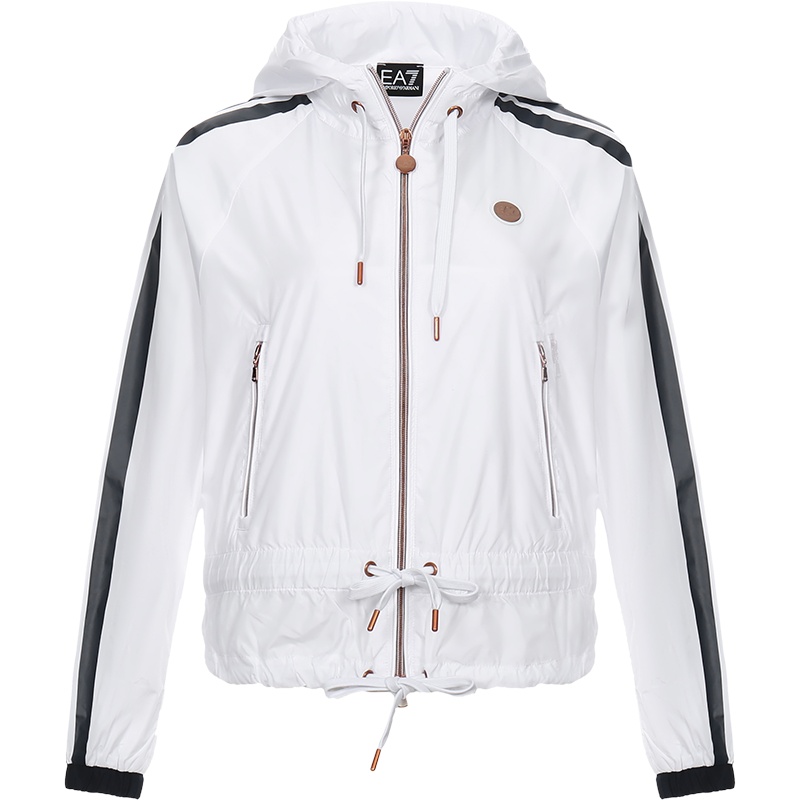 EMPORIO ARMANI EA7 阿玛尼 女士 聚酯纤维连帽夹克外套 3HTB11 TN18Z