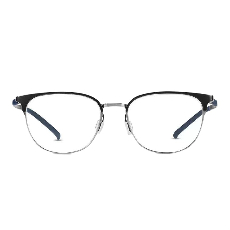 Jeep钛质光学镜框正品男士半框近视眼镜架轻便舒适镜腿JEEPT8188 M3深镜框