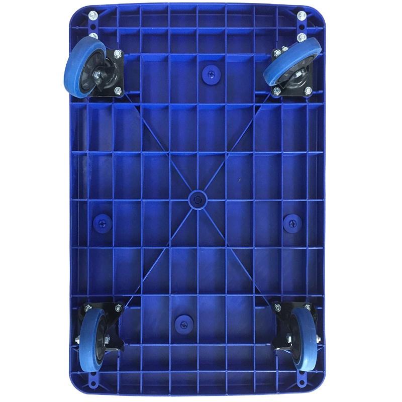 企购优品摆摊折叠手推车平板车物流搬运车 超轻静音60*90mm 承重600斤