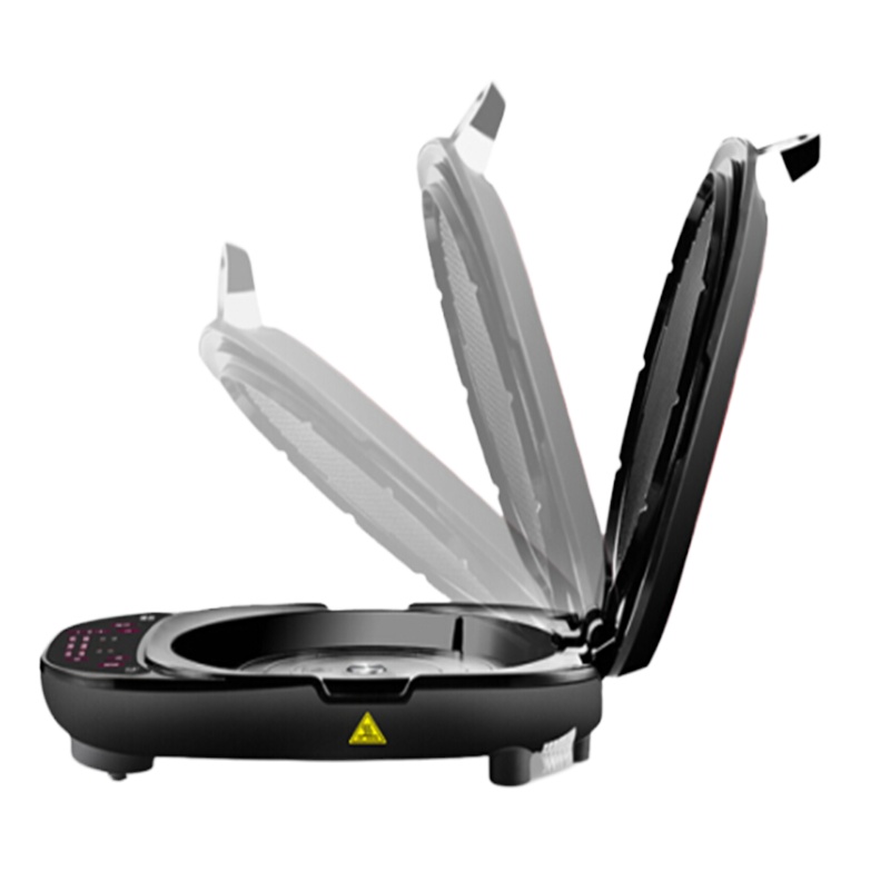 九阳(Joyoung)JK30-D1电饼铛臻火系列多功能煎烤机可拆洗家用烙饼机悬浮式双面煎烤电煎锅 紫黑色