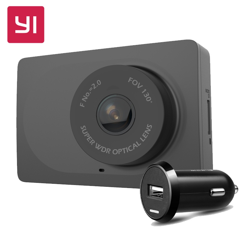 小蚁（YI）智能行车记录仪动力版黑色 隐藏式1080P高清夜视广角wifi辅助驾驶