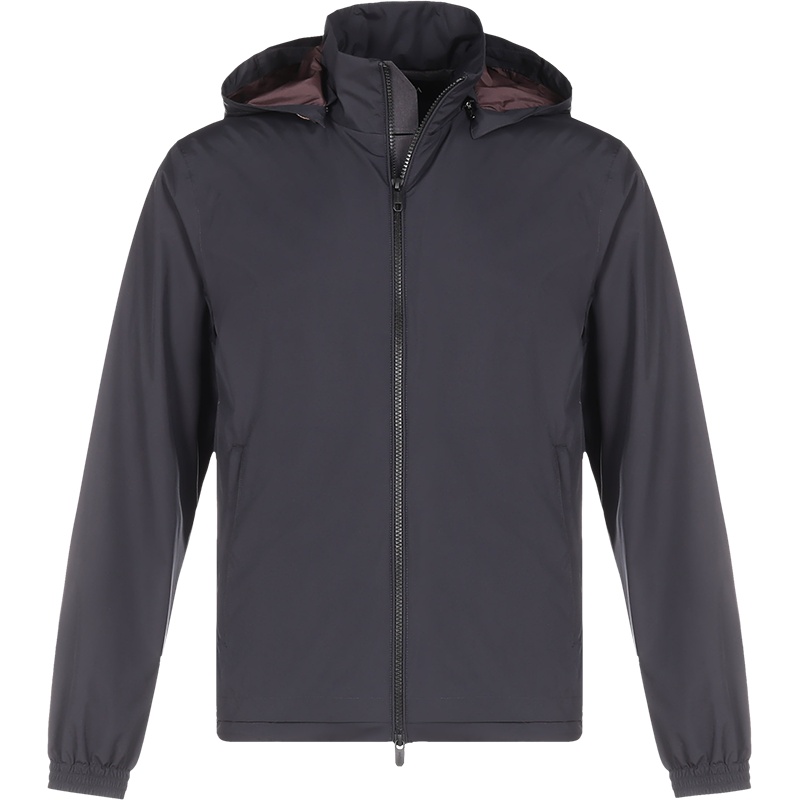 杰尼亚 Z ZEGNA 男士 聚酯纤维连帽夹克外套 VW019 ZZ036