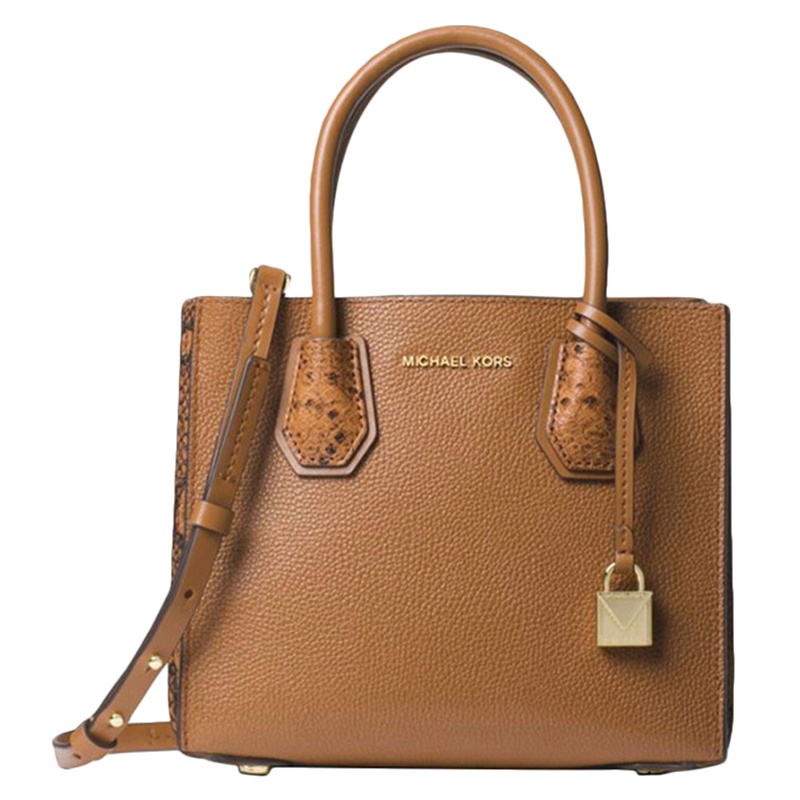 [直营]Michael Kors 迈克·科尔斯 女士棕色皮革单肩包斜挎包 30F8GM9M2I-ACORN