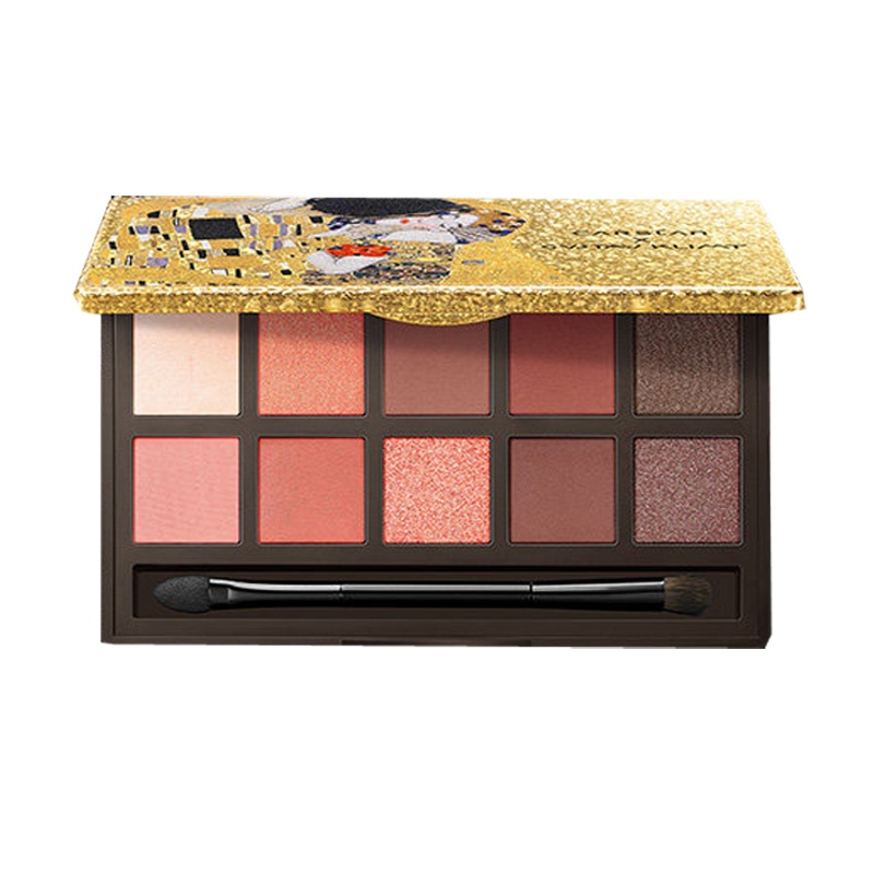 卡姿兰(CARSLAN)克林姆特多金套盒(20#碎金锦鲤 + 十色眼影01#日落暖茶)