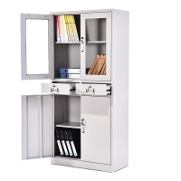 中伟DZED-1书柜储物柜文件柜办公柜钢制铁皮柜资料柜档案柜中二斗文件柜升级款(个)