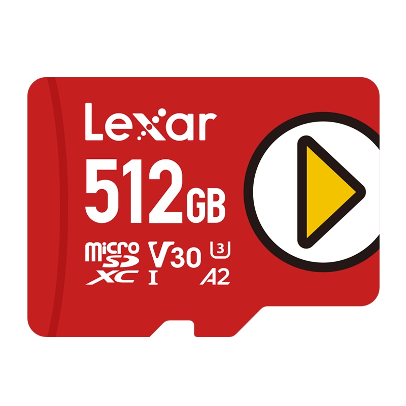 [免邮]雷克沙(Lexar)TF卡FLAY系列游戏机平板电脑手机内存卡Micro SD卡 512GB 读速150MB/s