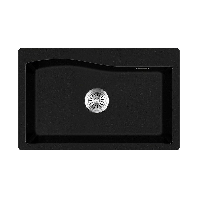 科恩纳(Coenna)石英石水槽单槽加大加厚台下盆 厨房花岗岩洗菜盆洗碗池