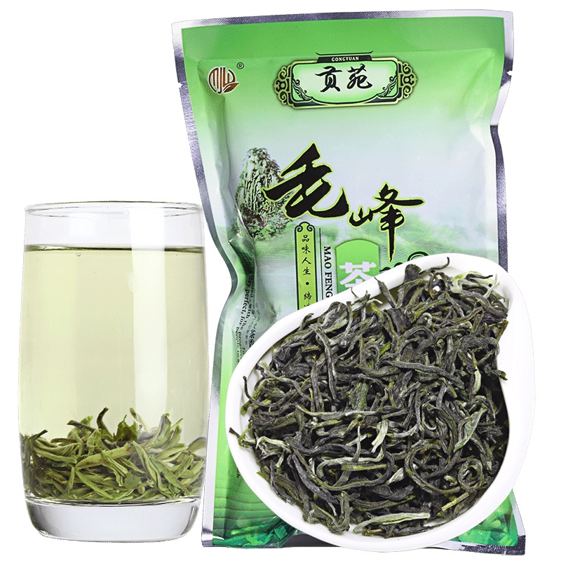 贡苑 茶叶 毛峰茶 黄山绿茶 袋装 150g/袋 黄山绿茶