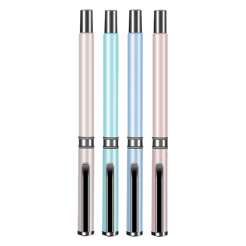 得力deliS680钢笔学生用练字钢笔金属暗尖0.38mm儿童书写钢笔四色可选