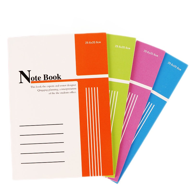 优必利 A5记事本笔记本 胶装软抄本双面书写学生日记本 10本装29320A