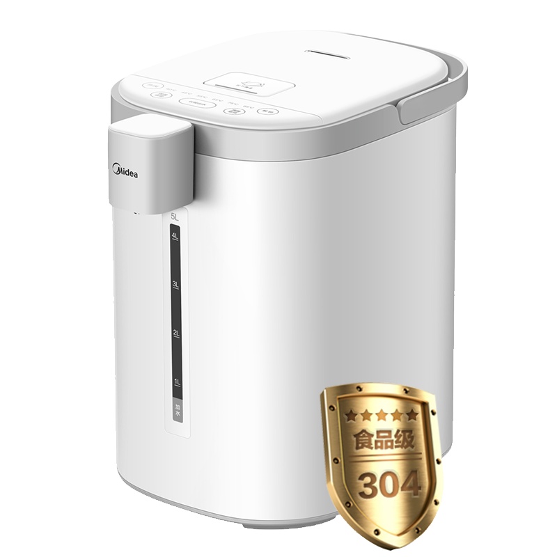 美的(Midea)电热水瓶热水壶电水壶304不锈钢热水瓶多段温控电热水壶双层防烫开水壶烧水壶 MK-SP50E502