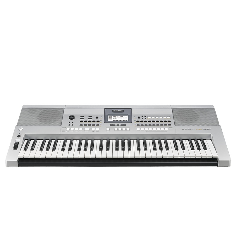 雅马哈(YAMAHA)KB-308 儿童成年专业演奏教学61键电子琴 KB290升级版+琴架+琴包等标配大礼包 银色