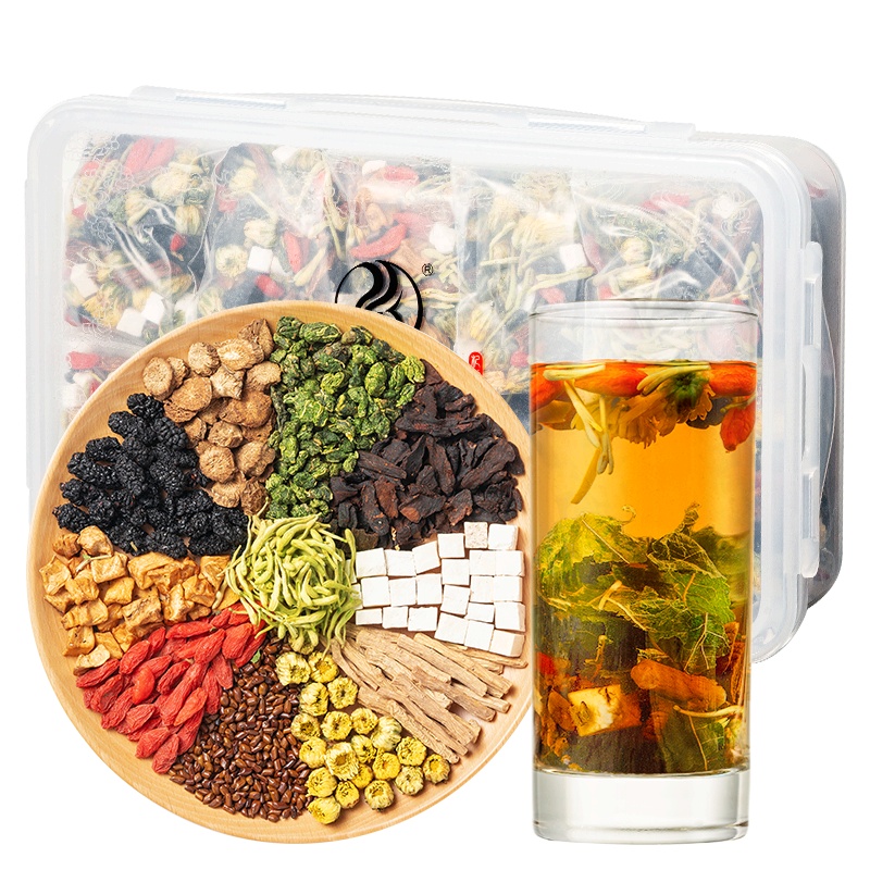 杞利元 枸杞菊花决明子茶450g 蒲公英牛蒡根金银花养生茶