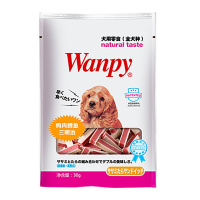 Wanpy顽皮狗零食犬用鸡肉鳕鱼三明治30g训狗奖励零食狗狗肉干肉片磨牙