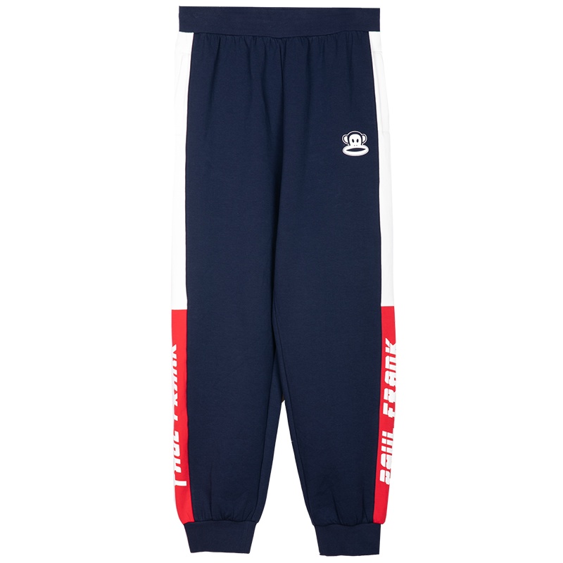 大嘴猴 裤子男春秋季新款工装裤运动裤男装修身 深蓝色