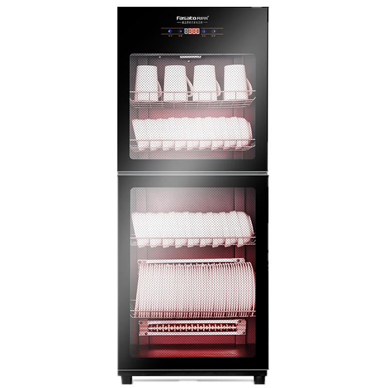 凡萨帝(fasato)YTP280家用消毒柜立式碗筷餐具消毒柜 200L商用大容量厨房食堂餐厅保洁柜商用柜红外线中温消毒