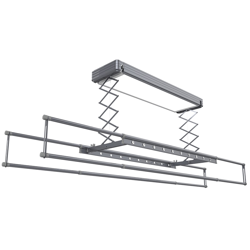 盼盼电动升降晾衣架全自动一体收纳隐形多功能大屏铝合金家用晾晒J7pro