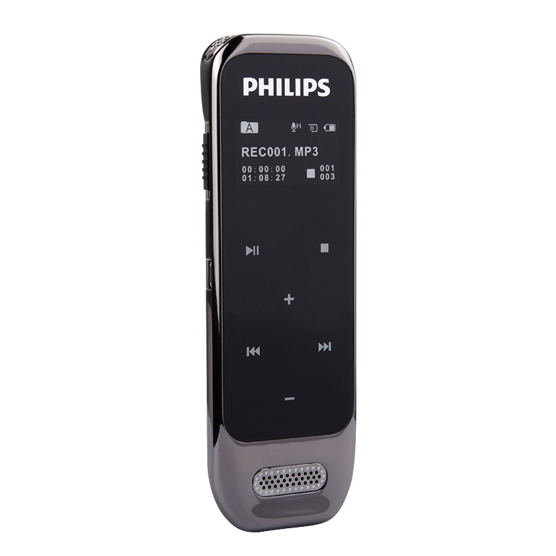飞利浦(PHILIPS) VTR6600录音笔高清降噪便携学生小型MP3黑色