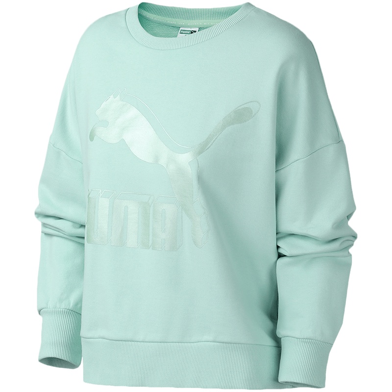 PUMA彪马女装运动服休闲针织圆领卫衣597405