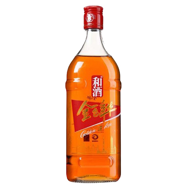 和酒 黄酒 金色年华 五年陈 13.5度 500ml 单瓶