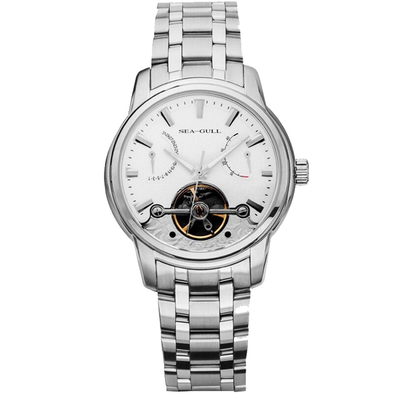 海鸥(SeaGull)手表 多功能裸摆系列腕表自动机械表男表