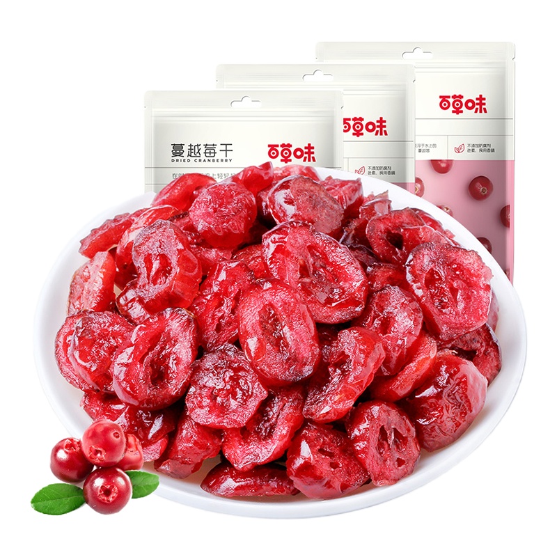 百草味 蔓越莓干50g*3袋