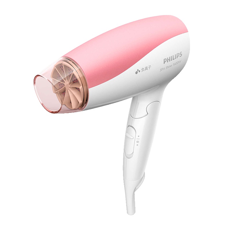 飞利浦(Philips)电吹风 家用大功率吹风筒 1600W冷热风负离子恒温护发吹风机3档可调 不伤发BHC111/05