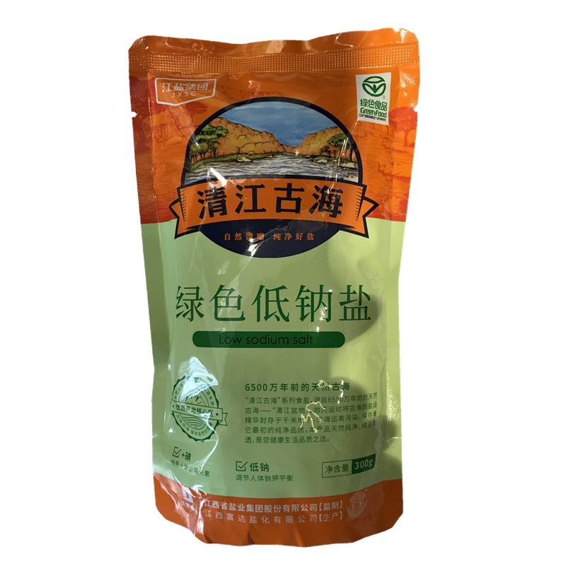 清江古海绿色低钠盐300g