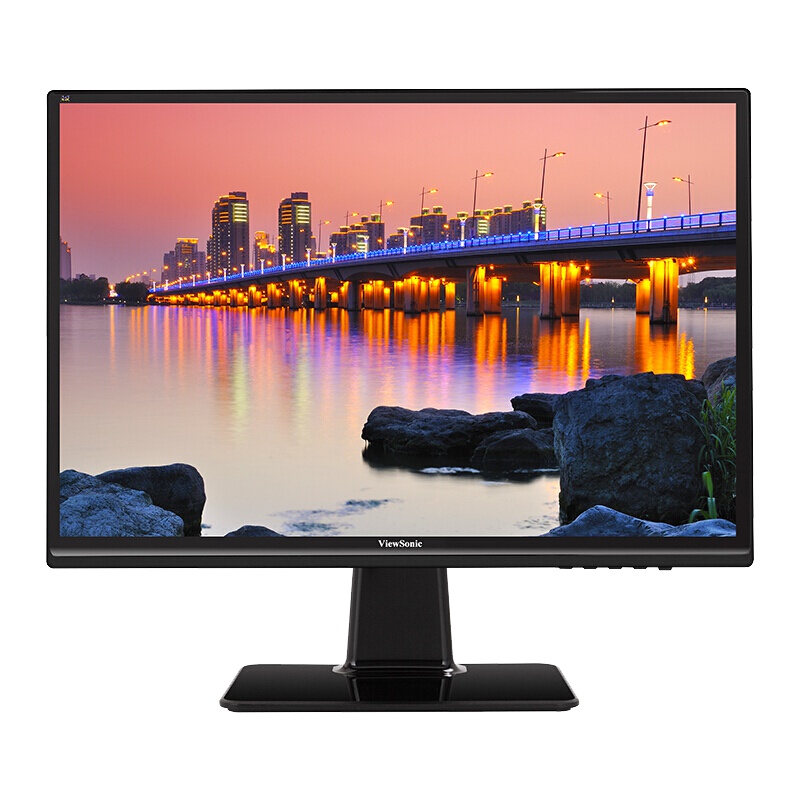 优派(ViewSonic) VX2039 19.5英寸显示器 IPS硬屏 不闪屏电脑显示器 黑色VX2039-Sa