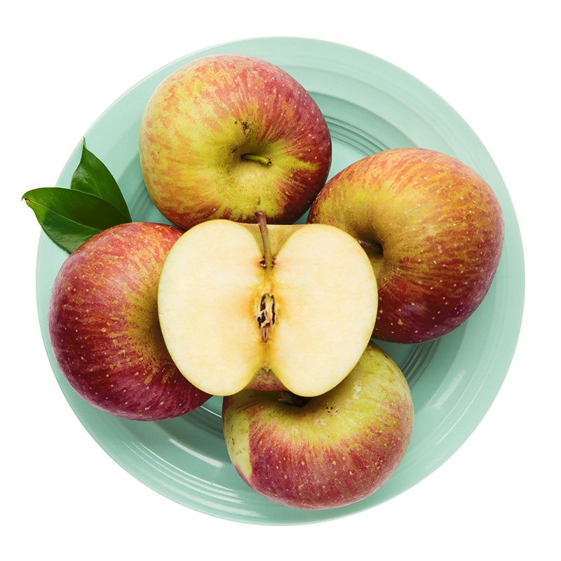 百果园公司 招牌-良枝苹果(中)5.6-6斤 时令国产苹果 红富士苹果 择良枝而生 果香味浓