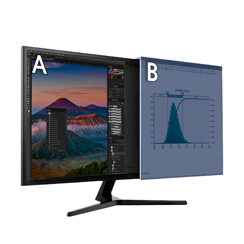 三星4K显示器 31.5英寸PS4游戏设计高清电脑显示屏