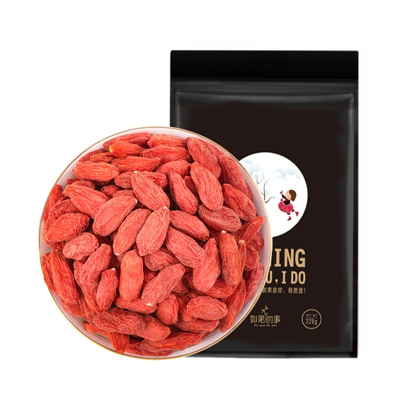 丰凯园实业 宁夏中宁新货特优级红枸杞王 228g/袋装 苏宁自营 特产枸苟杞子茶