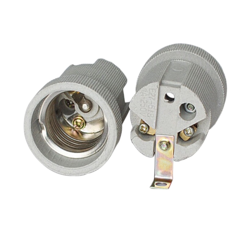 津耐 吊灯口瓷螺口灯口户外防水防爆耐高温加厚 吊式E27标准灯口-XZ