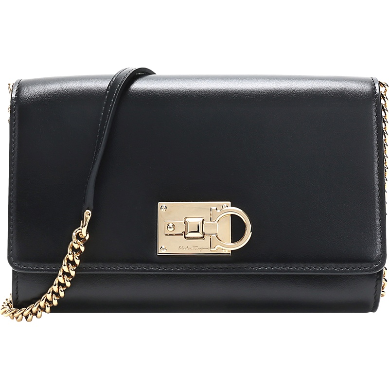 Salvatore Ferragamo 萨瓦托·菲拉格慕 女士牛皮单肩斜挎包手拿包 22D881