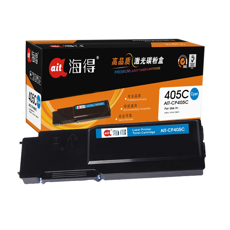 Ait海得 CP405粉盒 专业版 AIT-CP405C蓝色适用施乐XEROX CP405 CM405 CT202023