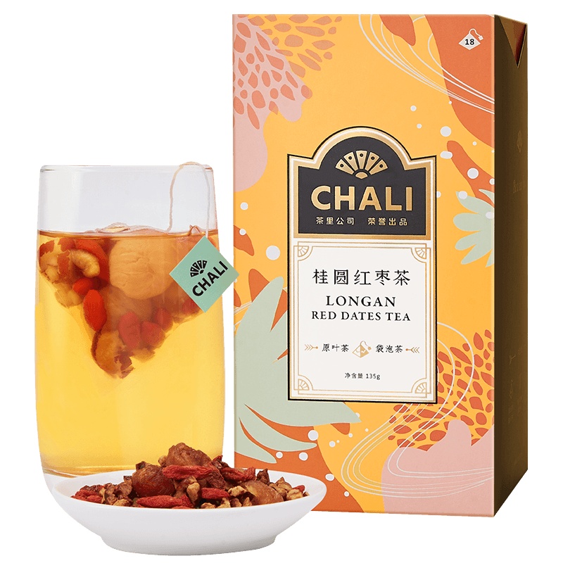 ChaLi 桂圆红枣枸杞茶盒装135g