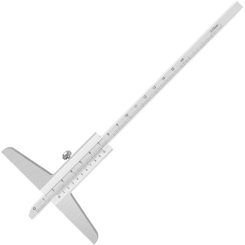 深度尺测量深度游标卡尺0-1500-2000-3000-500mm高精度古达高度尺