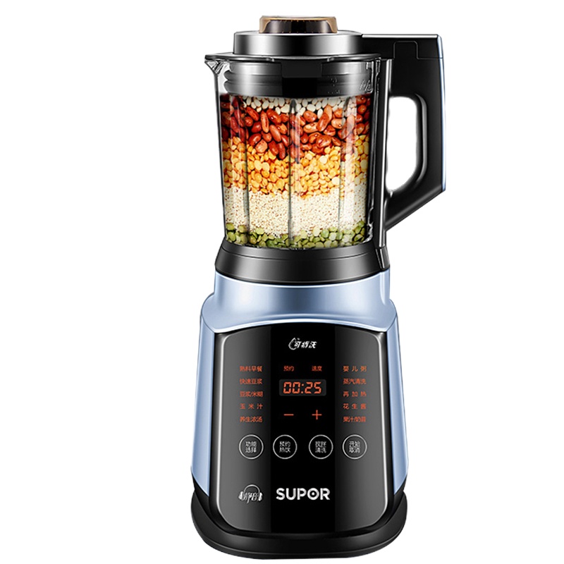 苏泊尔(SUPOR)破壁料理机 低音家用智能预约加热料理机榨汁机豆浆机绞肉机果汁机搅拌机辅食机可拆洗刀座SP902S