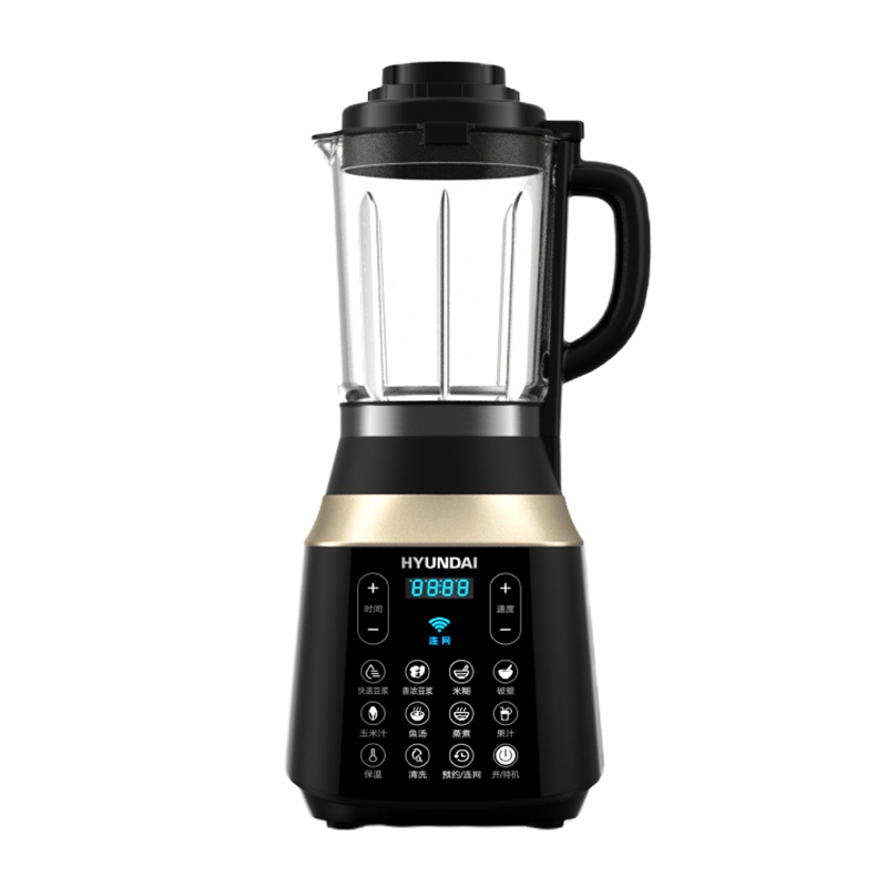 HYUNDAI破壁机家用小型多功能全自动加热辅食料理养生免滤豆浆机 普通款
