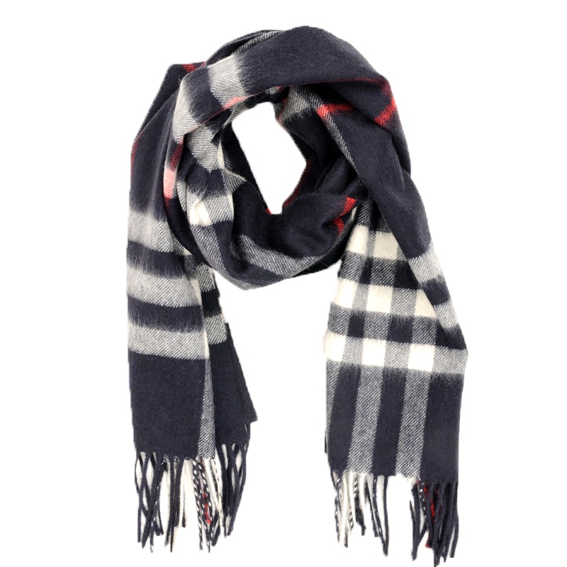 [直营]BURBERRY博柏利巴宝莉围巾 男女通用格纹羊绒围脖