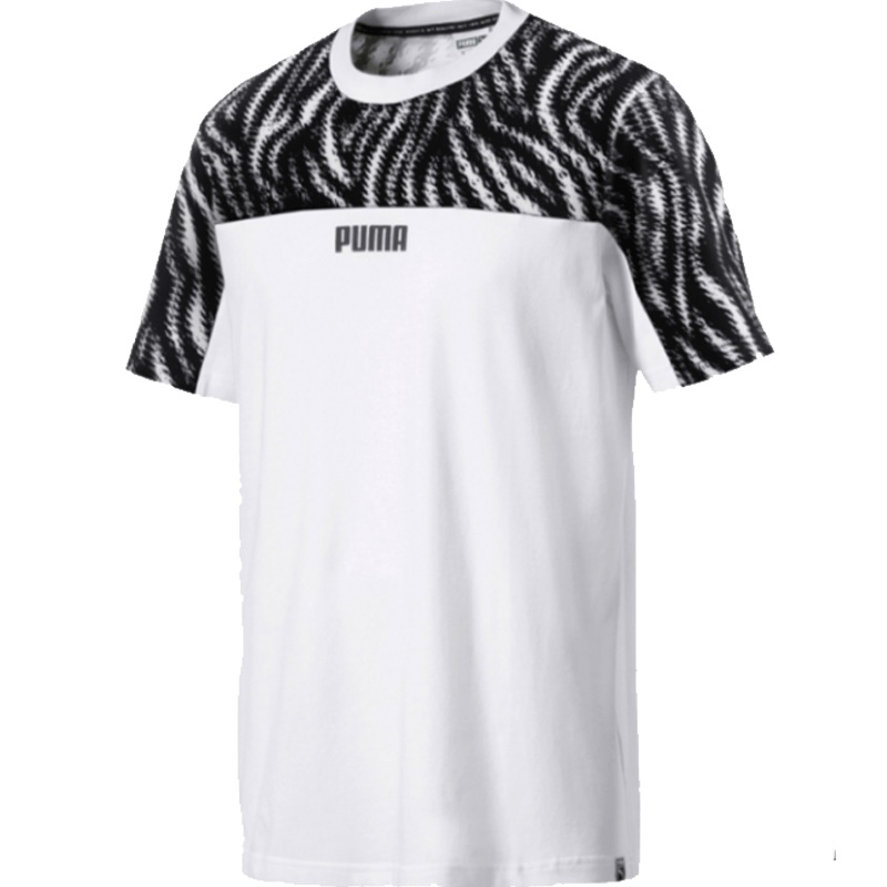 PUMA彪马短袖男装运动服跑步半袖休闲T恤579508-02