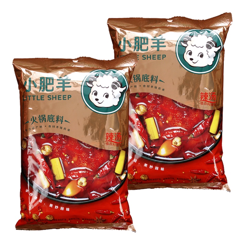 小肥羊辣汤火锅底料235g*2 袋装 调味品调味料火锅底料冒菜麻辣烫 蒙古风味火锅 汤鲜味美