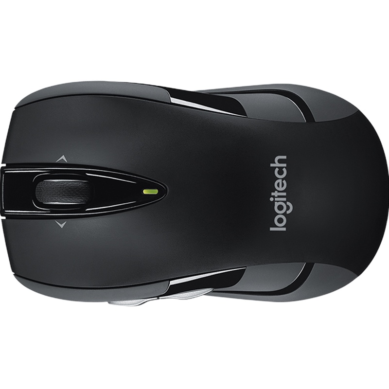 M545 鼠标 无线鼠标 办公鼠标 对称鼠标 优联 双轴滚轮 黑色 自营 带无线2.4G接收器