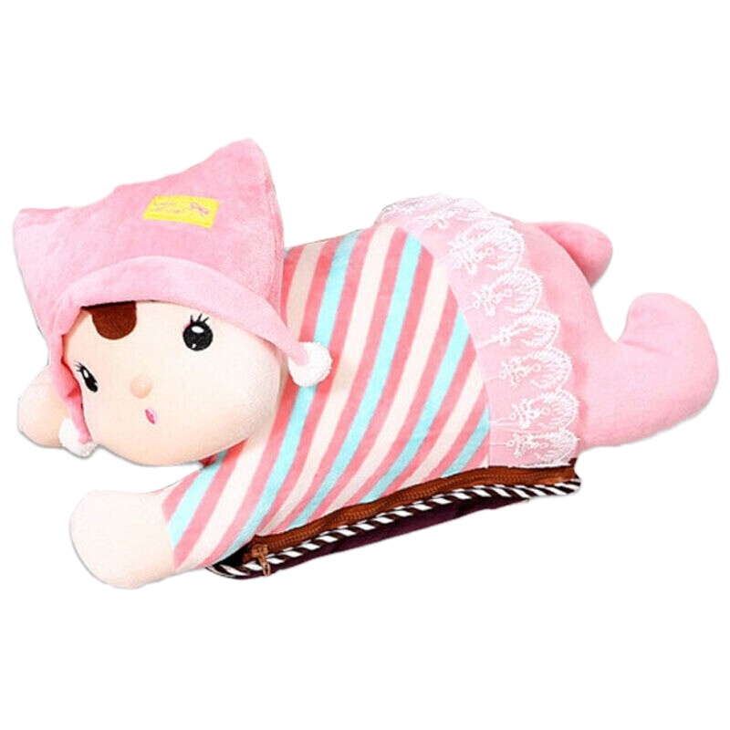 海纳斯(HANASS)暖手器JS-4充电加热电热水袋卡通公仔毛绒抱枕暖宝宝暖腿暖肩膀敷肚子暖手宝便携式学生